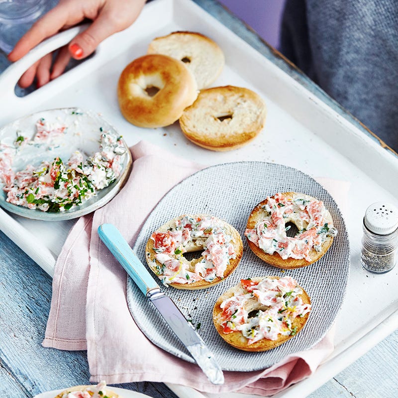 ViktVäktarna - Bagels med kallrökt lax