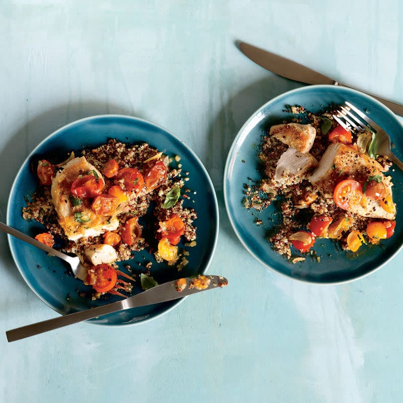 Photo of Chicken with Cherry Tomato-Basil Sauce by WW