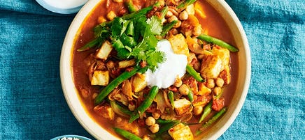 Haloumi curry
