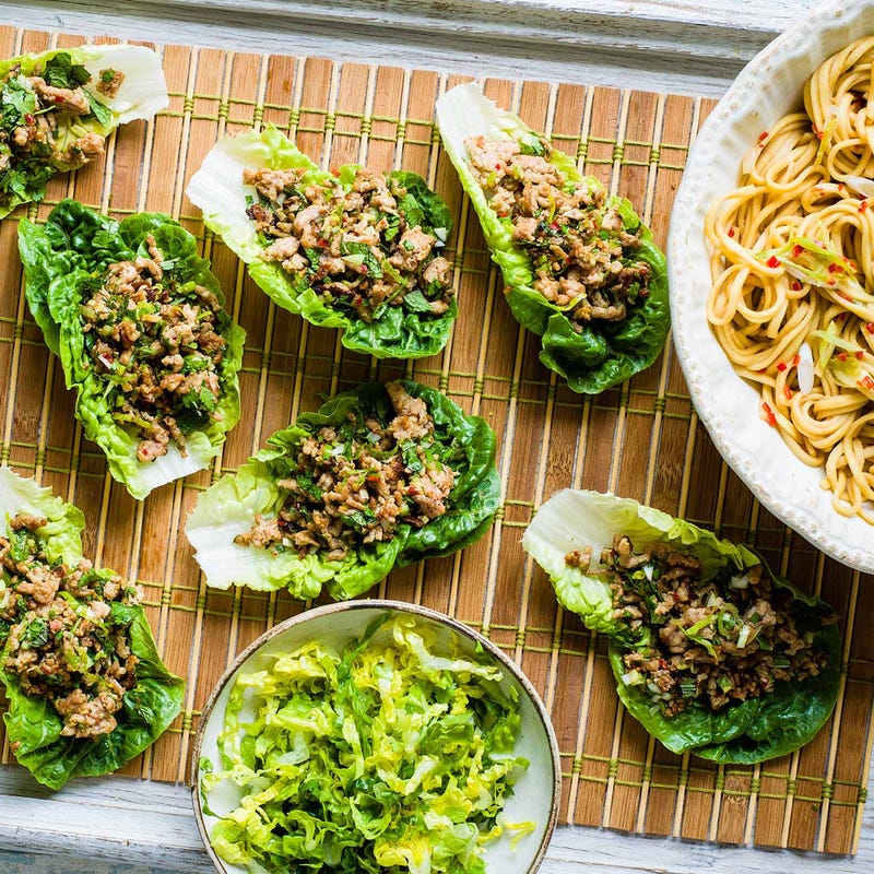 Photo of Pork larb with satay noodles by WW