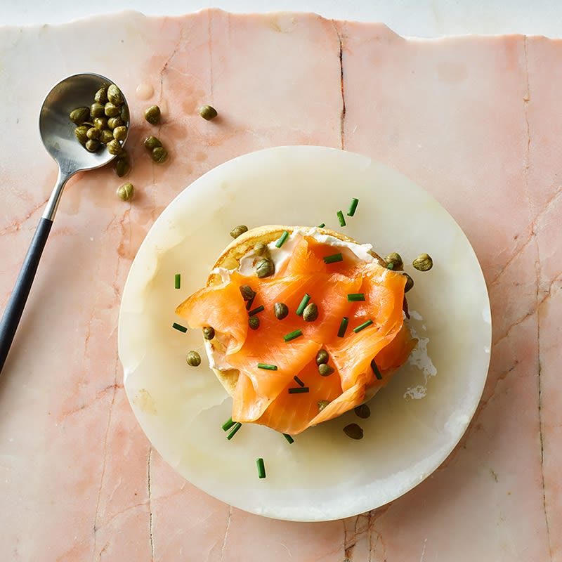 Photo de Muffin anglais au saumon fumé et au fromage à la crème par WW