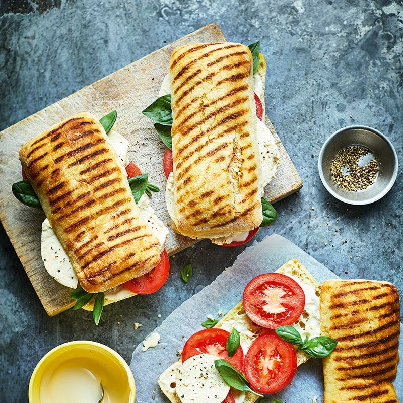 Caprese panini rolls