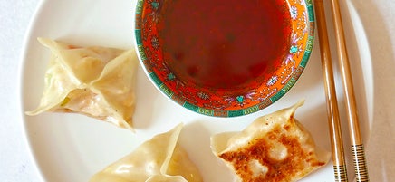 Tofu & Kimchi Potstickers