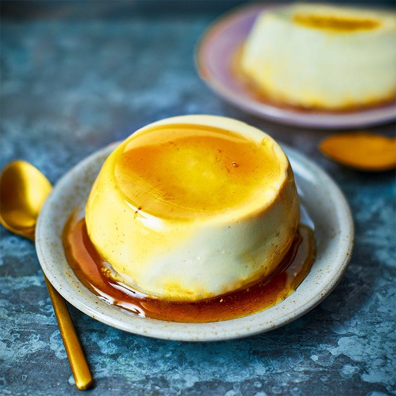 Vegan creme caramel