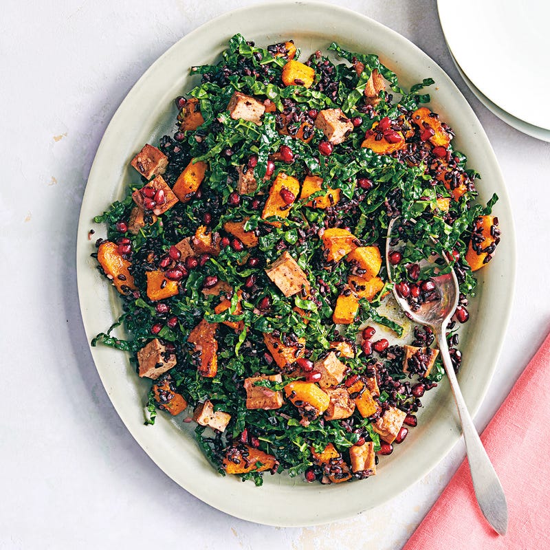 Photo of Black rice salad with smoked tofu by WW