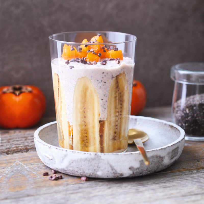 Foto van Overnight oats met chocolade en chiazaad door WW
