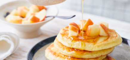 Pancakes aux pommes façon US