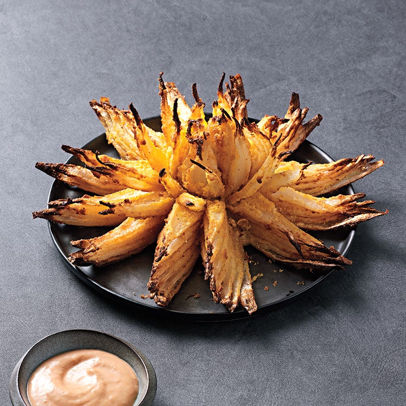 Air fryer blooming onion