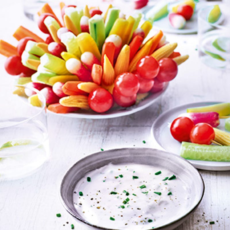 Photo de/du Hérisson de légumes croquants et son dip par WW