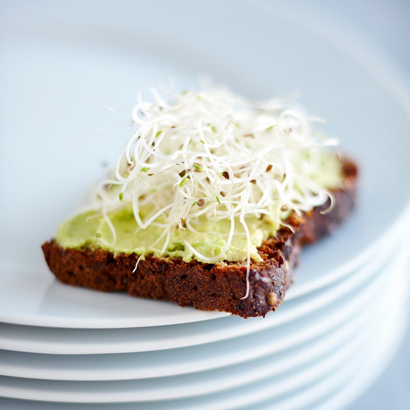 ViktVäktarna - Rågbröd med avokado och krasse