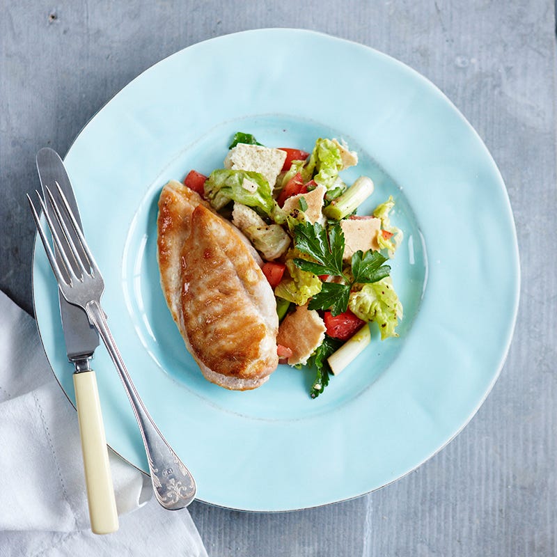 ViktVäktarna - Grillad kyckling med brödsallad
