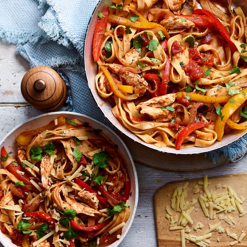 Photo of Chicken fajita tagliatelle by WW
