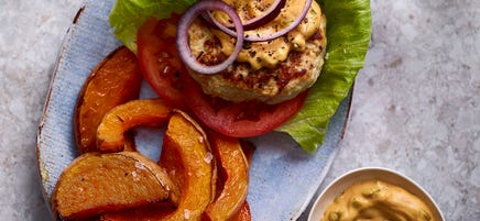 Turkey lettuce burgers