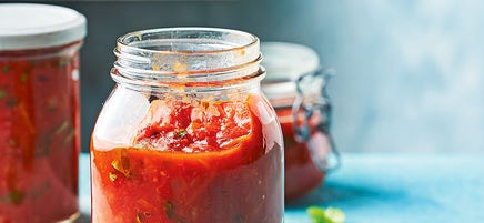 Homemade tomato sauce