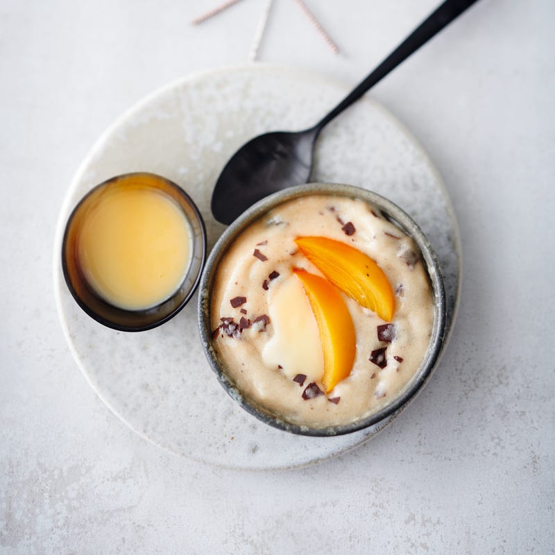 Foto van Kaneel-nicecream met advocaat door WW