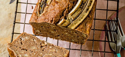 Cake à la banane et aux noix