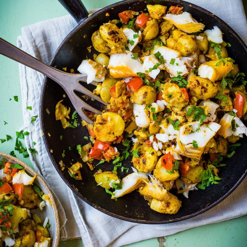 Photo de/du Haddock et pommes de terre rissolées par WW