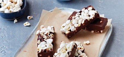Schoko-Popcorn-Riegel