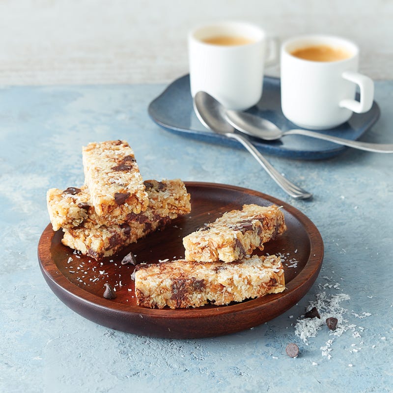 Kokosriegel mit Schokotropfen