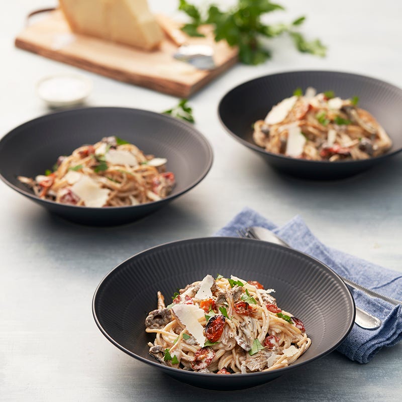 ViktVäktarna - Krämig kantarell- och tomatpasta