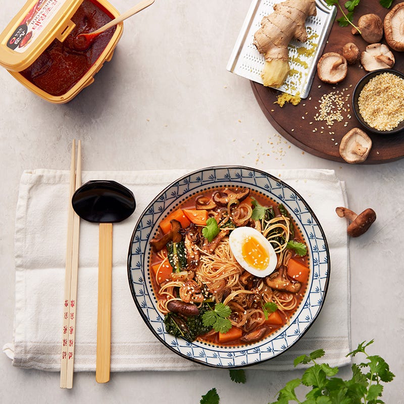 ViktVäktarna - Ramen med sötpotatis och svamp