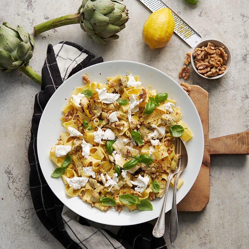 ViktVäktarna - Pappardelle med rostad kronärtskocka