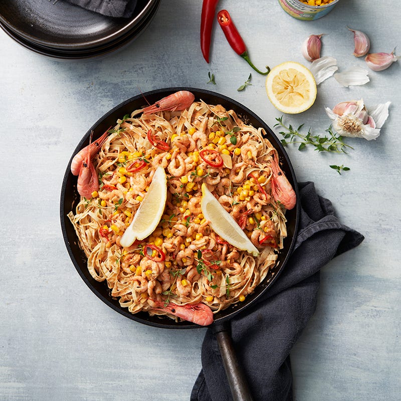 ViktVäktarna - Cajunräkor med tagliatelle