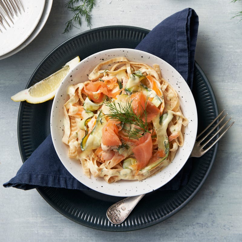 Foto av Pasta med rökt laxsås från WW ViktVäktarna