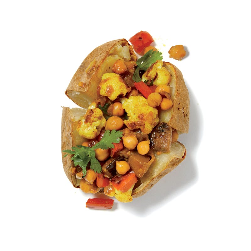 Photo of Vegetable curry jacket potatoes by WW