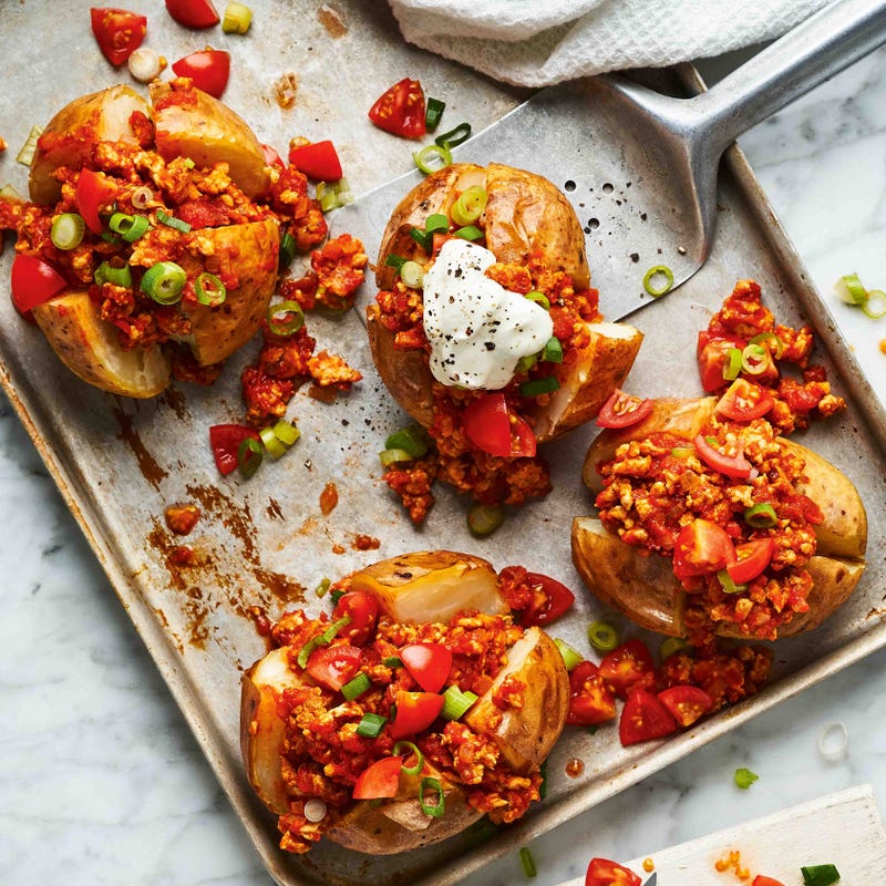 Photo of Turkey chilli  jacket potatoes by WW