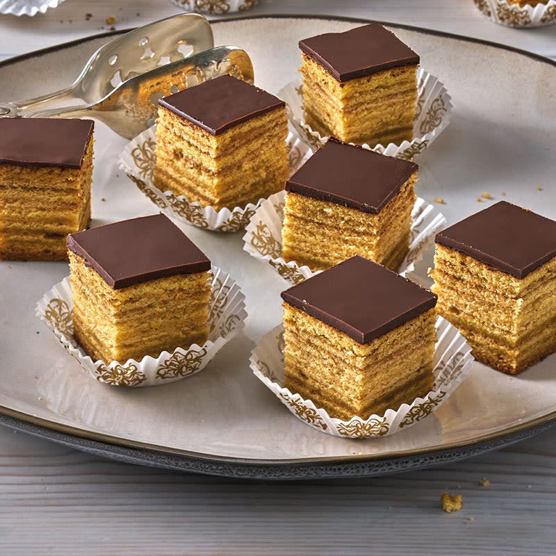 Baumkuchen-Orangen-Würfel