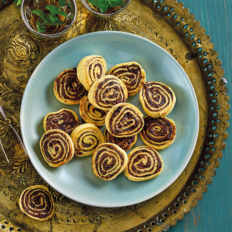 Orientalische Feigenrollen