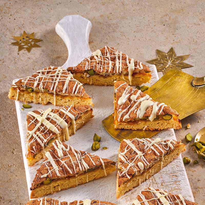 Nussecken mit Pistazien