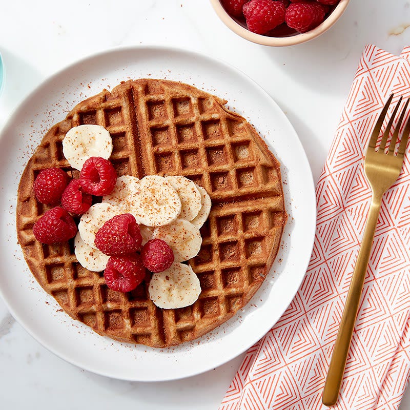 Photo de Gaufres protéinées à saveur de brioche à la cannelle par WW