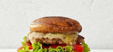 Shiitake Cheeseburger Sliders