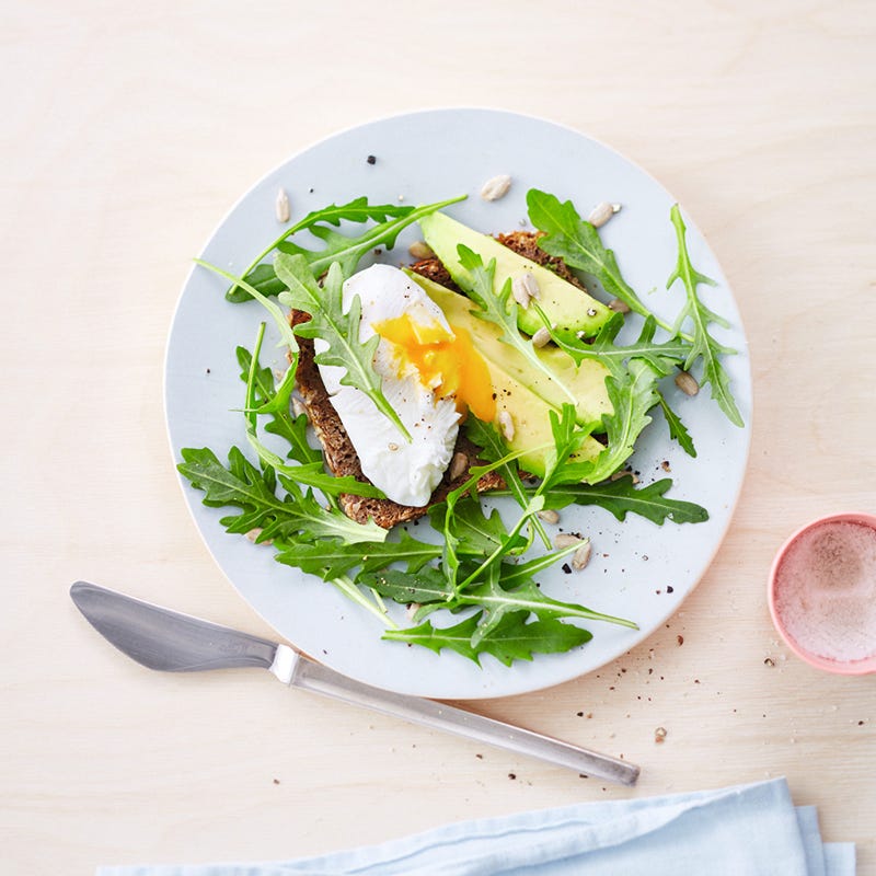 ViktVäktarna - Rågmacka med avokado och pocherat ägg
