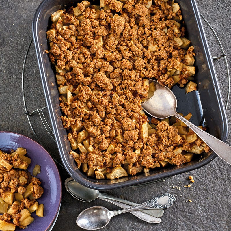 Spekulatius-Apfel-Crumble
