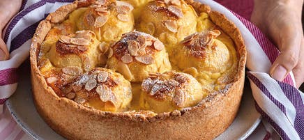 Tarte aux pommes et pudding