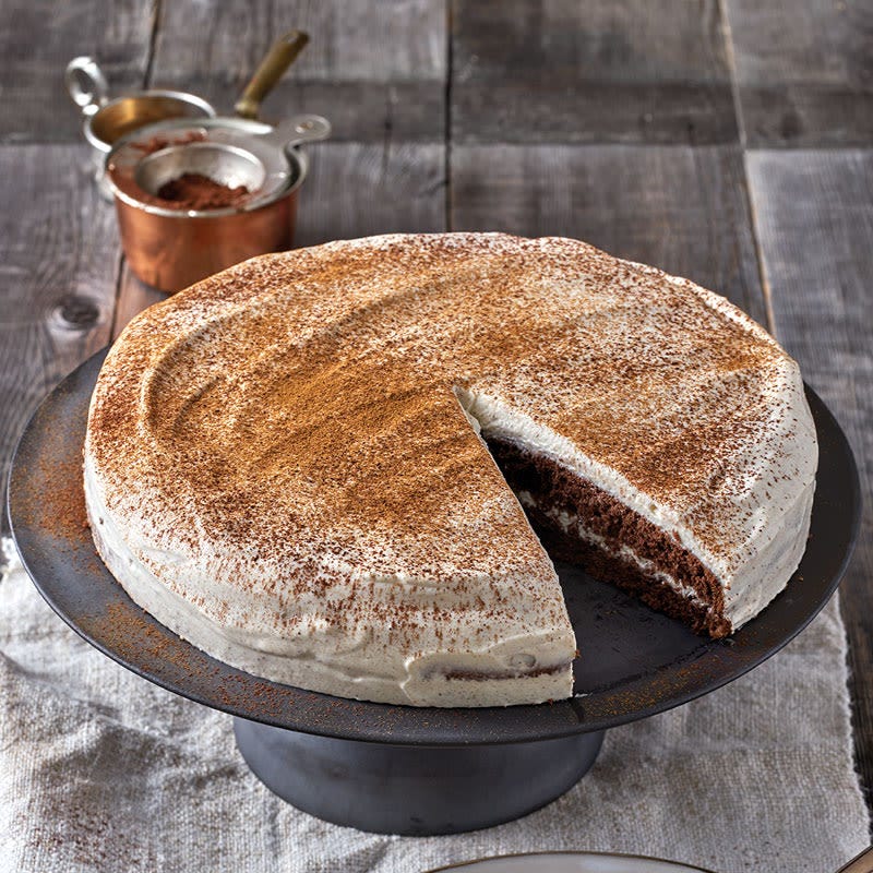 Lebkuchentorte mit Zimtcreme