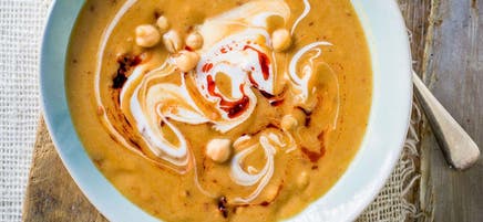 Spicy Lentil & Chickpea Soup