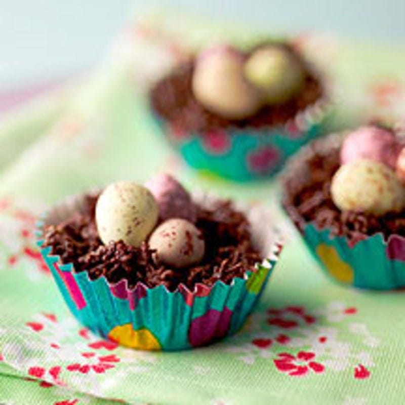 Nids de Pâques en chocolat