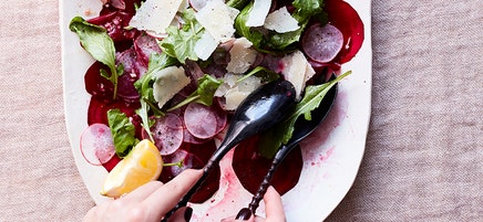 Rödbetscarpaccio
