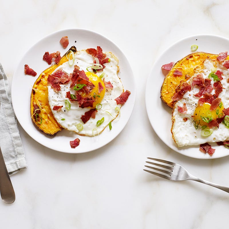 ViktVäktarna - Sötpotatistoast med ägg och bacon