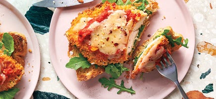 Sandwich de poulet au parmesan