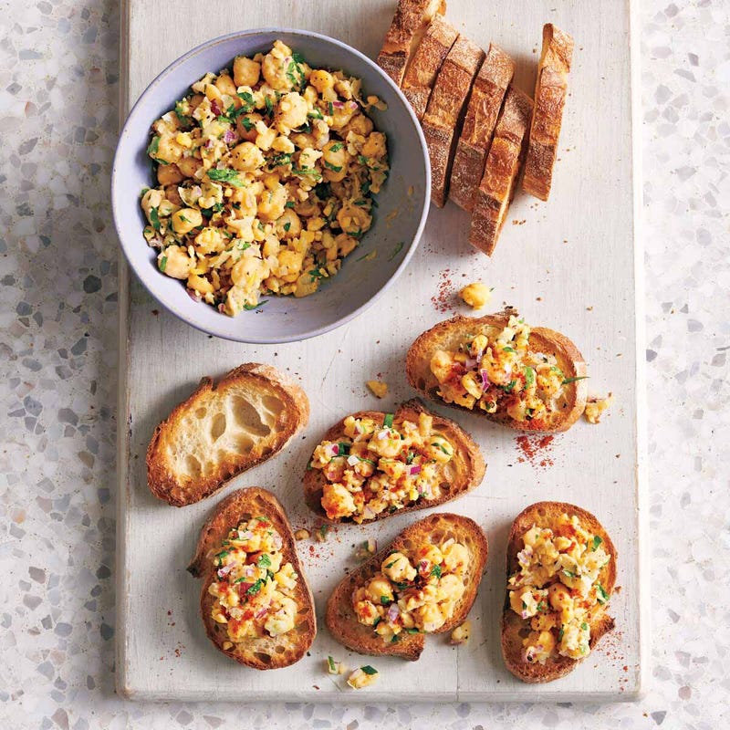 Photo de Bruschetta de pois chiches citronnée par WW