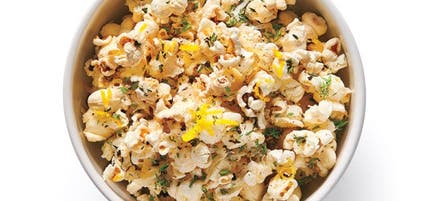 Parmesan Popcorn with Lemon and Thyme