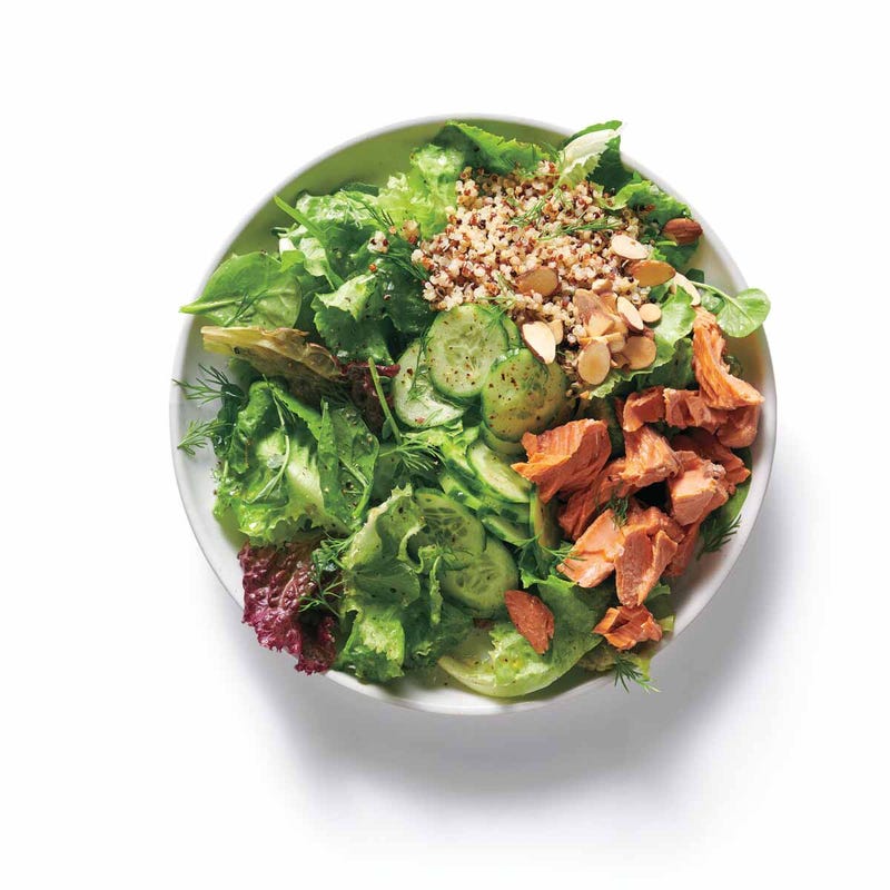 Photo de Garnitures au saumon et quinoa à la californienne (pour salade) par WW