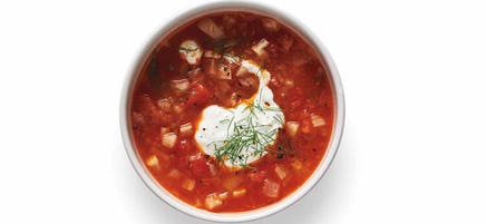 Soupe aux tomates et au fenouil