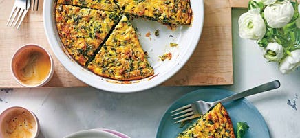 Quiche aux épinards et aux cinq fromages