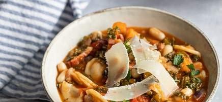 Miljuschka's groentestoof met pasta